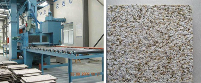 大理石拋毛機(jī)，大理石噴砂拋丸機(jī)